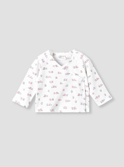 Juniors Cotton V-neck Long Sleeves Pyjama Set with Bear Print-baby-girls-clothing-nightwear-pyjamasets-image-3
