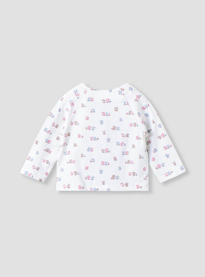 Juniors Cotton V-neck Long Sleeves Pyjama Set with Bear Print-baby-girls-clothing-nightwear-pyjamasets-image-4