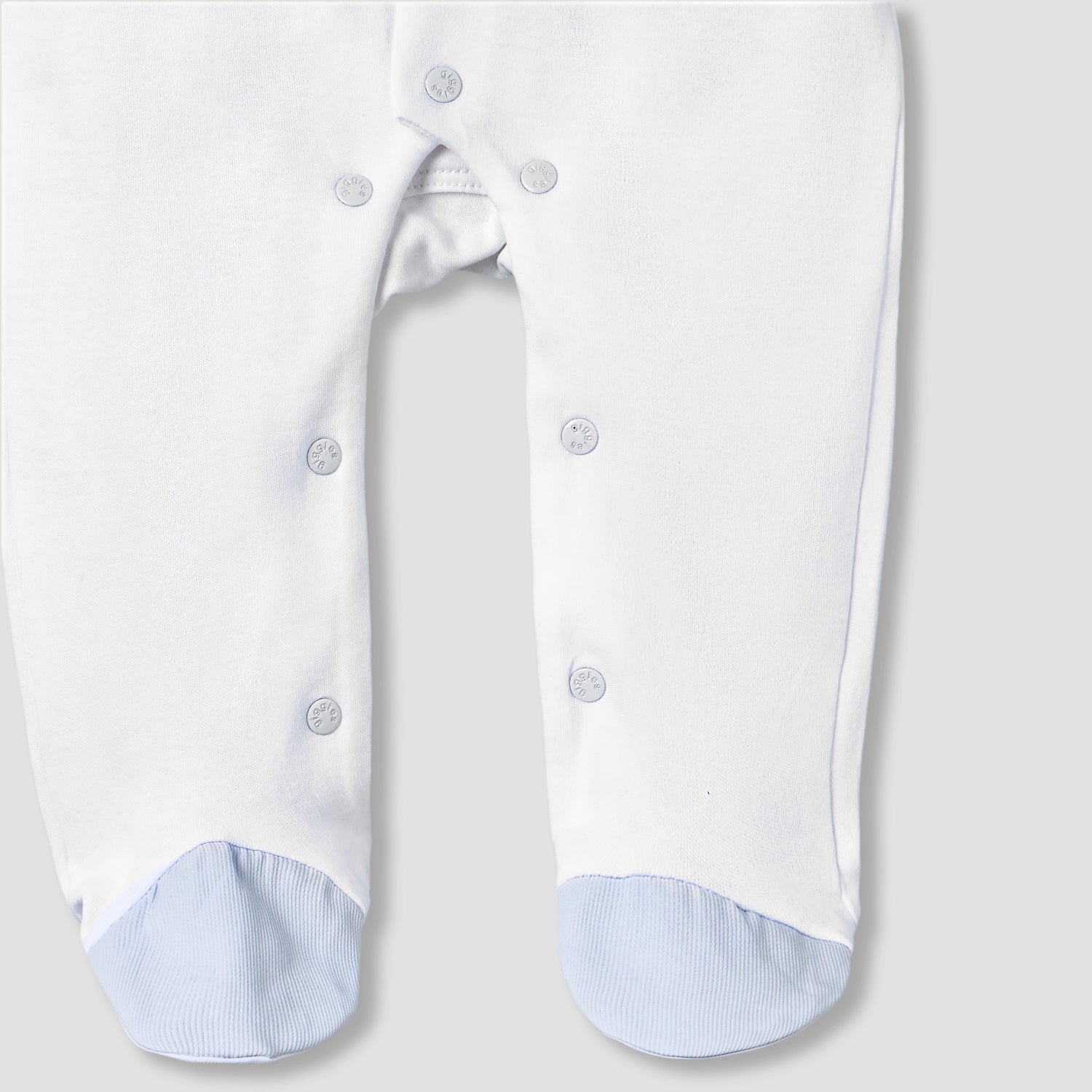 Giggles Cotton Collared Long Sleeves Sleepsuit with Embroidery