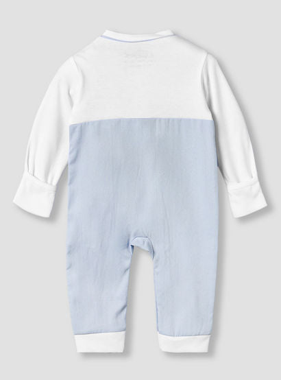 Giggles Cotton Round Neck Long Sleeves Sleepsuit with Pocket Square Detail-baby-boys-clothing-nightwear-sleepsuits-image-2