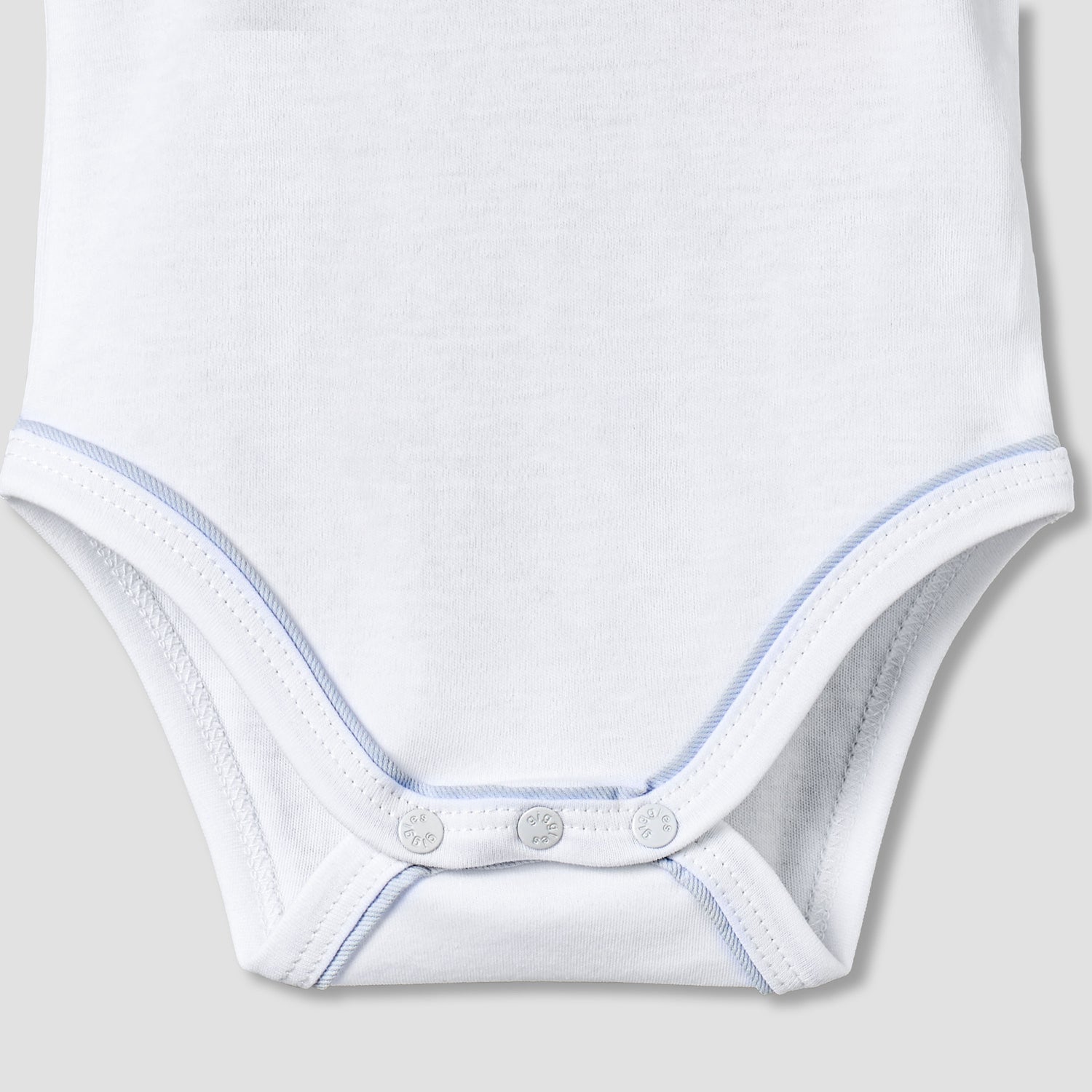 Giggles Round Neck Sleeveless Bodysuit with Snap Button Closure