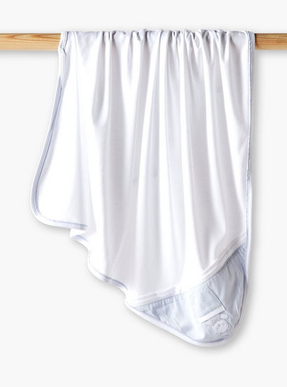 Giggles Receiving Blanket with Bear Embroidery-baby-nursery-blanketsandswaddles-receivingblankets-image-1