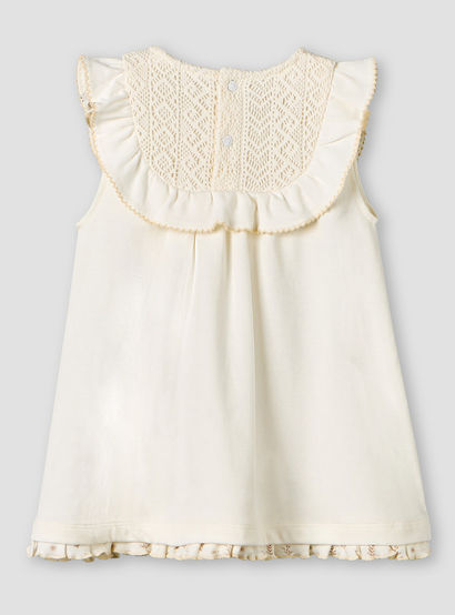 Giggles Round Neck Sleeveless A-line Dress with Embroidered Design-baby-girls-clothing-dressesandjumpsuits-image-2