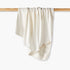 Giggles Receiving Blanket with Hood - Cream / 0-6 mths