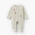 Juniors Crew Neck Long Sleeves Sleepsuit with Applique Bunny Design - Green / 9-12 mths