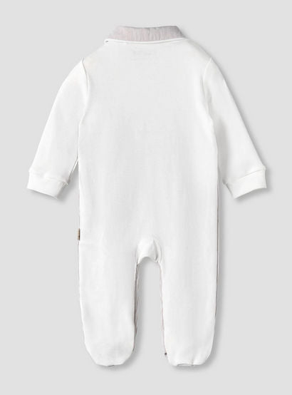Giggles Cotton Collared Long Sleeves Sleepsuit with Snap Button Closure-baby-boys-clothing-nightwear-sleepsuits-image-3