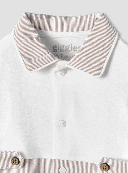 Giggles Cotton Collared Long Sleeves Sleepsuit with Snap Button Closure-baby-boys-clothing-nightwear-sleepsuits-image-4