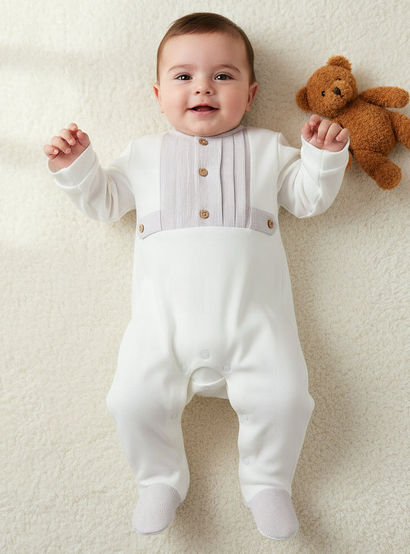 Giggles Cotton Round Neck Long Sleeves Sleepsuit with Snap Button Closure-baby-boys-clothing-nightwear-sleepsuits-image-1