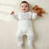 Giggles Cotton Round Neck Long Sleeves Sleepsuit with Snap Button Closure - Brown / 9-12 mths