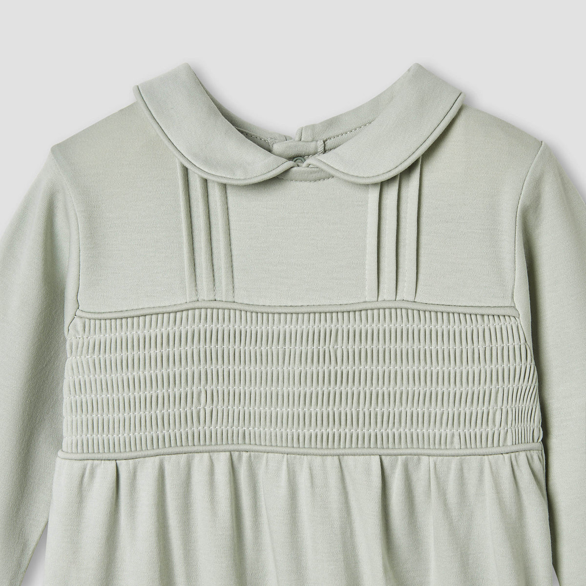 Giggles Pintuck Closed Feet Sleepsuit with Long Sleeves