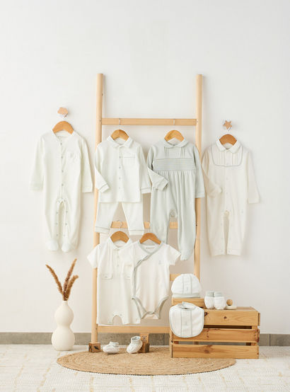 Giggles Pintuck Closed Feet Sleepsuit with Long Sleeves-baby-boys-clothing-nightwear-sleepsuits-image-7