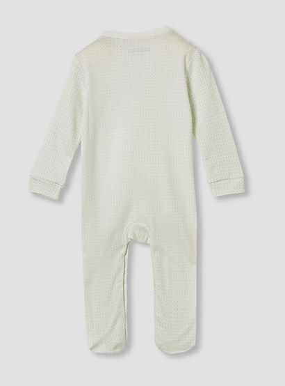 Giggles Printed Closed Feet Sleepsuit with Long Sleeves-baby-boys-clothing-nightwear-sleepsuits-image-2