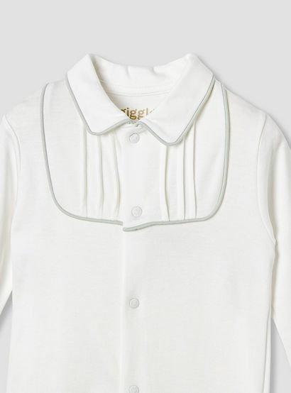 Giggles Pintuck Detail Collared Sleepsuit with Long Sleeves-baby-boys-clothing-nightwear-sleepsuits-image-3