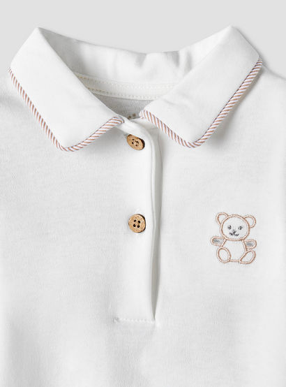 Giggles Cotton Collared Short Sleeves Pyjama Set with Striped Design-baby-boys-clothing-nightwear-pyjamasets-image-5