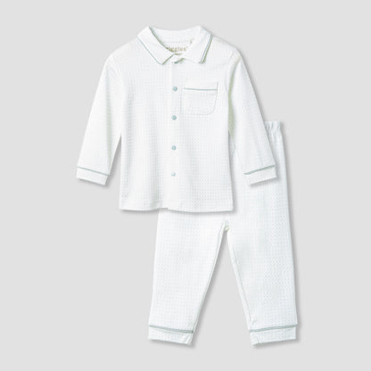 Giggles Printed T-shirt and Pyjama Set - Blue / 12-18 mths
