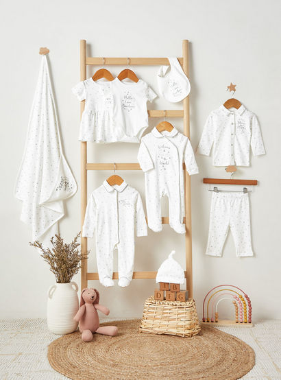Giggles Cotton Collared Neck Long Sleeve Sleepsuit with Snap Button Closure-baby-girls-clothing-nightwear-sleepsuits-image-6