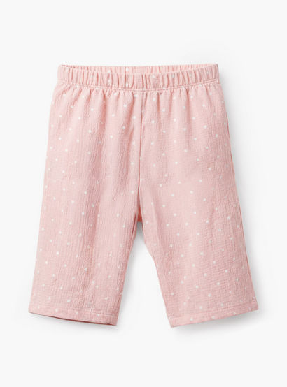 Giggles Cotton Collared Neck Long Sleeve Pyjama Set with Button Closure-baby-girls-image-3
