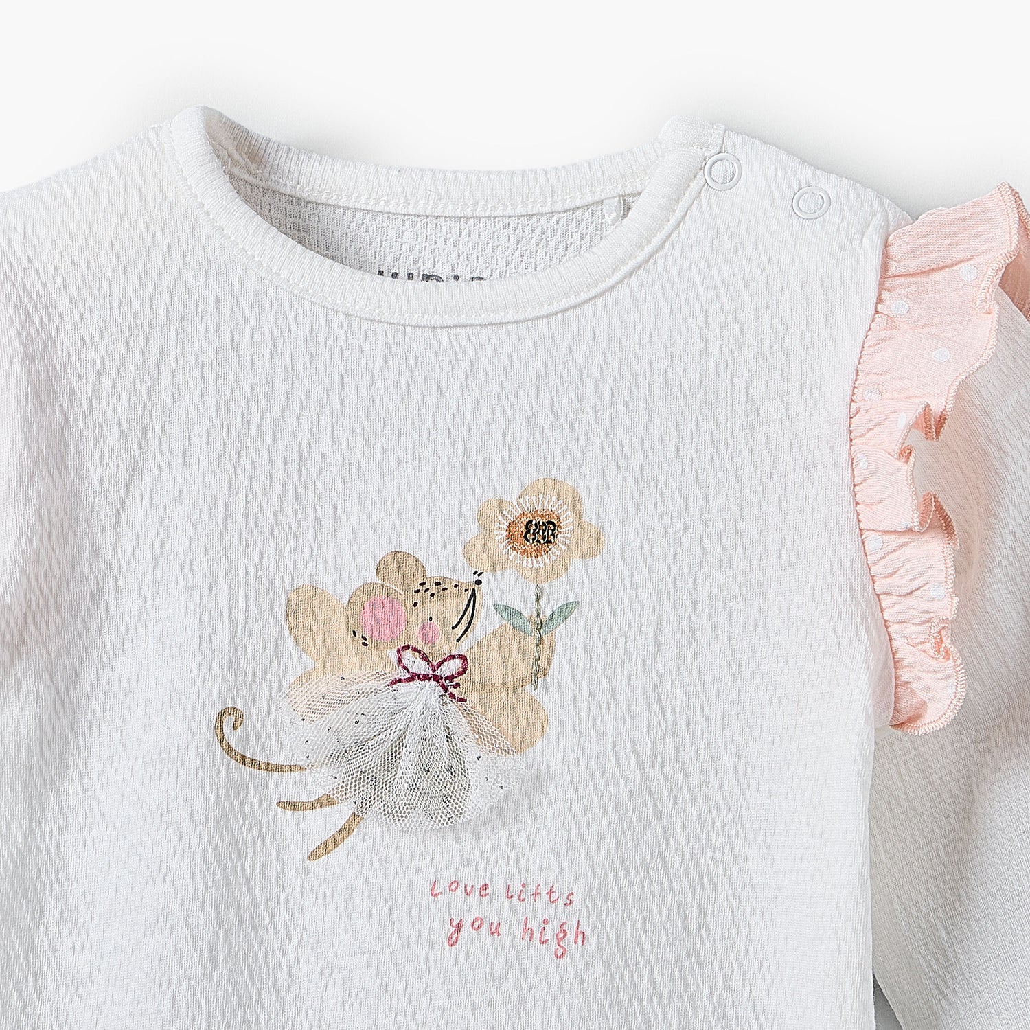 Giggles Cotton Collared Neck Long Sleeve Pyjama Set with Button Closure