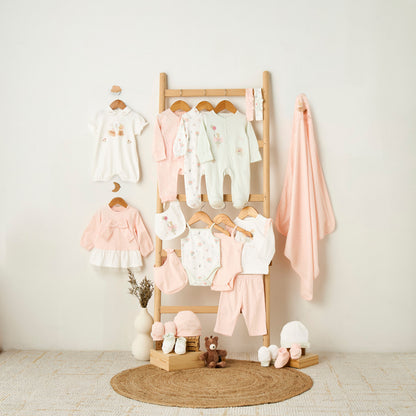 Giggles Cotton Collared Neck Long Sleeve Pyjama Set with Button Closure