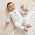 Juniors Cotton Round Neck Long Sleeves Sleepsuit with Bear Print - Multicolour / 12-18 mths