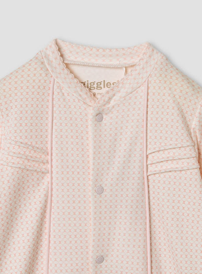 Giggles Printed Sleepsuit with Pintuck Detail-baby-girls-clothing-nightwear-sleepsuits-image-3