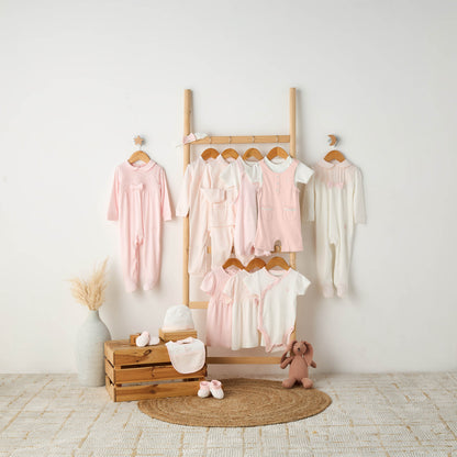 Giggles Printed Sleepsuit with Pintuck Detail