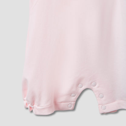 Giggles Embroidered Dungaree and T-shirt Set