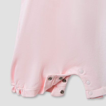 Giggles Embroidered Dungaree and T-shirt Set