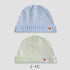 Set of 2 Juniors Cap with Stripes Print
