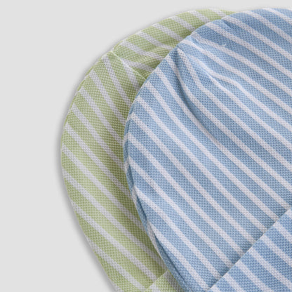 Set of 2 Juniors Cap with Stripes Print