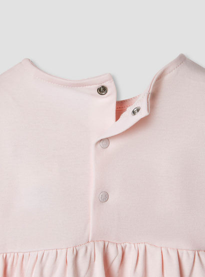 Giggles Smocked Detail A-line Dress with Bow-baby-girls-clothing-dressesandjumpsuits-image-4