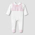 Giggles Supima Cotton Collared Long Sleeves Sleepsuit with Bow Detail