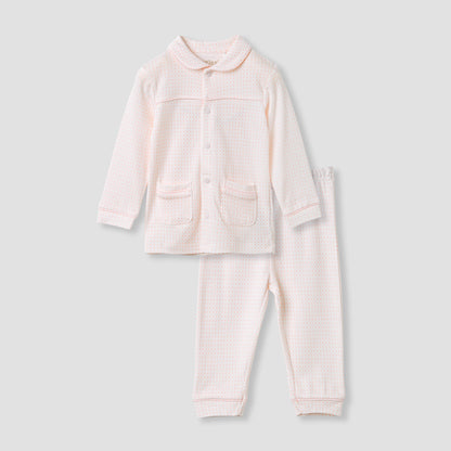 Giggles Printed Peter Pan Collar Shirt and Pyjama Set