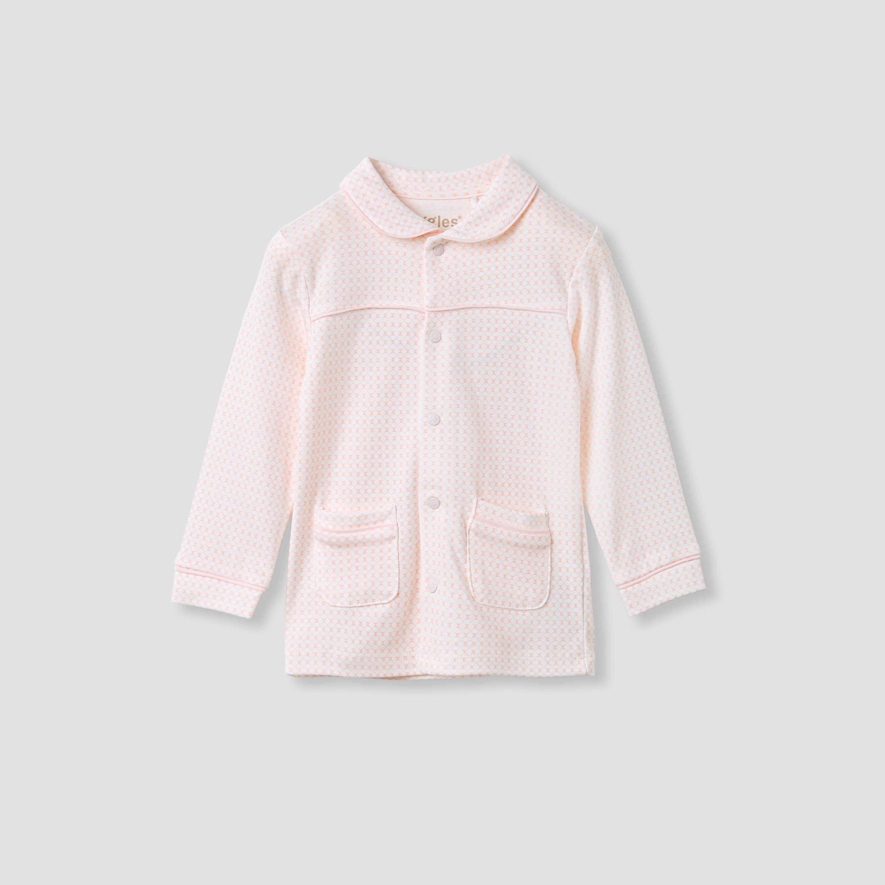 Giggles Printed Peter Pan Collar Shirt and Pyjama Set