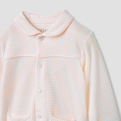 Giggles Printed Peter Pan Collar Shirt and Pyjama Set