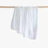 Giggles Piping Detail Receiving Blanket - 70x70 cm - White / 0-6 mths