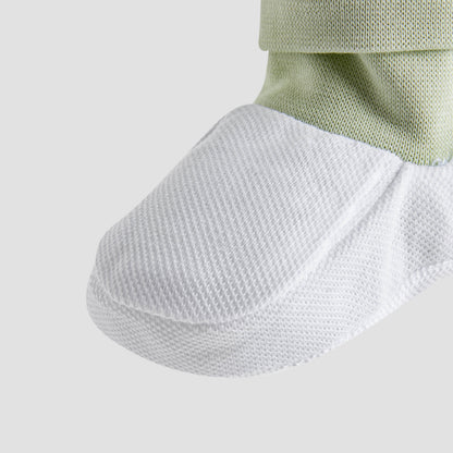Pack of 2 Juniors Booties with Elasticated Cuff, Textured Design