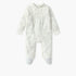 Giggles Bear Print Closed Feet Sleepsuit with Long Sleeves - White / 12-18 mths
