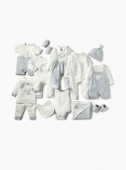 Giggles Bear Print Closed Feet Sleepsuit with Long Sleeves-baby-boys-clothing-nightwear-sleepsuits-image-5