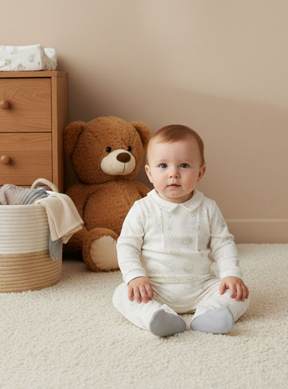 Giggles Bear Print Closed Feet Sleepsuit with Long Sleeves-baby-boys-clothing-nightwear-sleepsuits-image-7