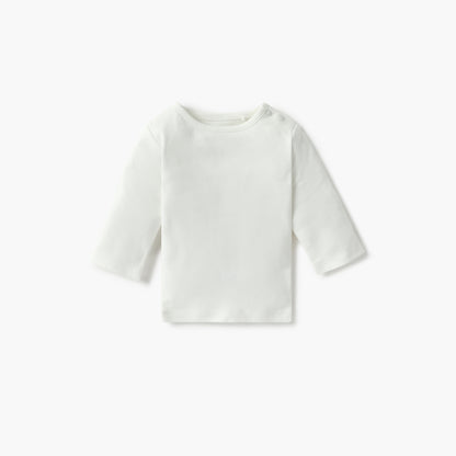 Giggles Bear Applique Dungaree and Long Sleeves T-shirt Set