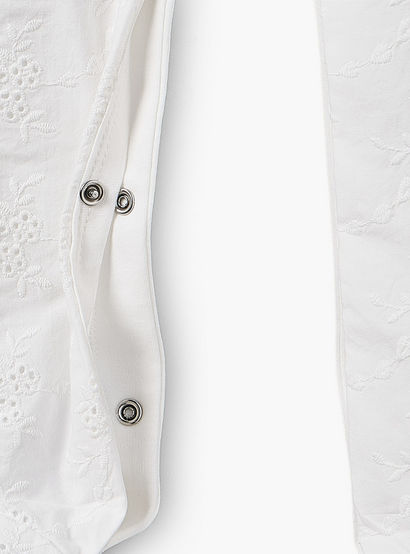Giggles Cotton Peter Pan Collar Long Sleeves Sleepsuit with Embroidered Detail-baby-girls-clothing-nightwear-sleepsuits-image-4