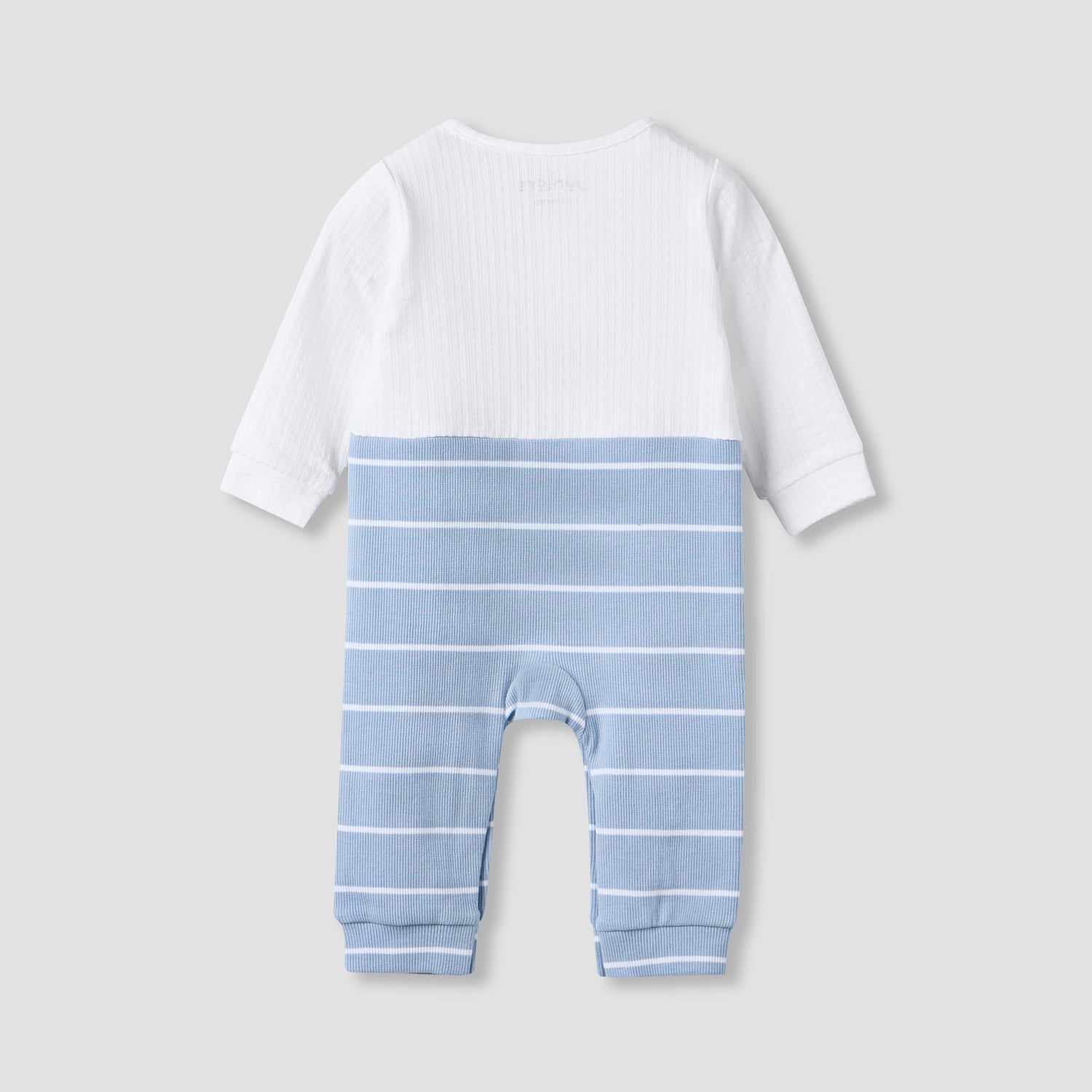 Juniors Striped Sleepsuit with Long Sleeves
