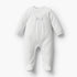 Giggles Cotton Round Neck Long Sleeves Sleepsuit with Moon and Star Embroidery