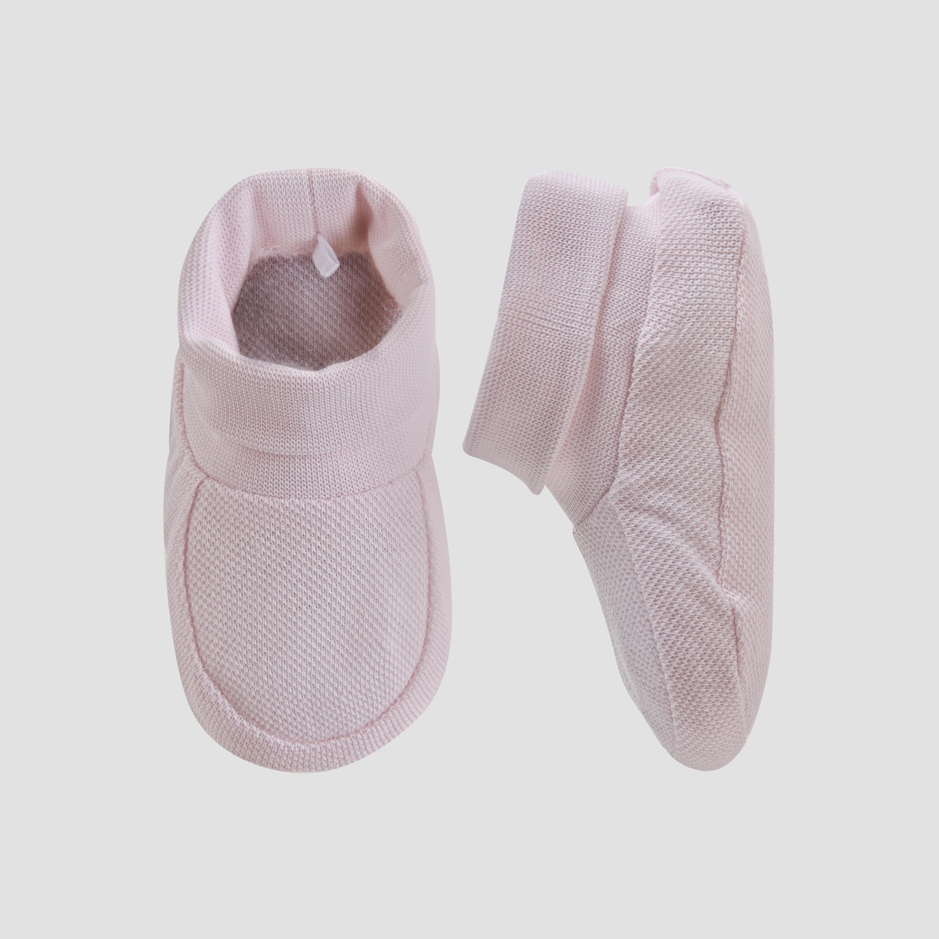 Pack of 2 Juniors Booties with Elasticated Cuff, Textured Design