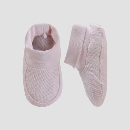 Pack of 2 Juniors Booties with Elasticated Cuff, Textured Design