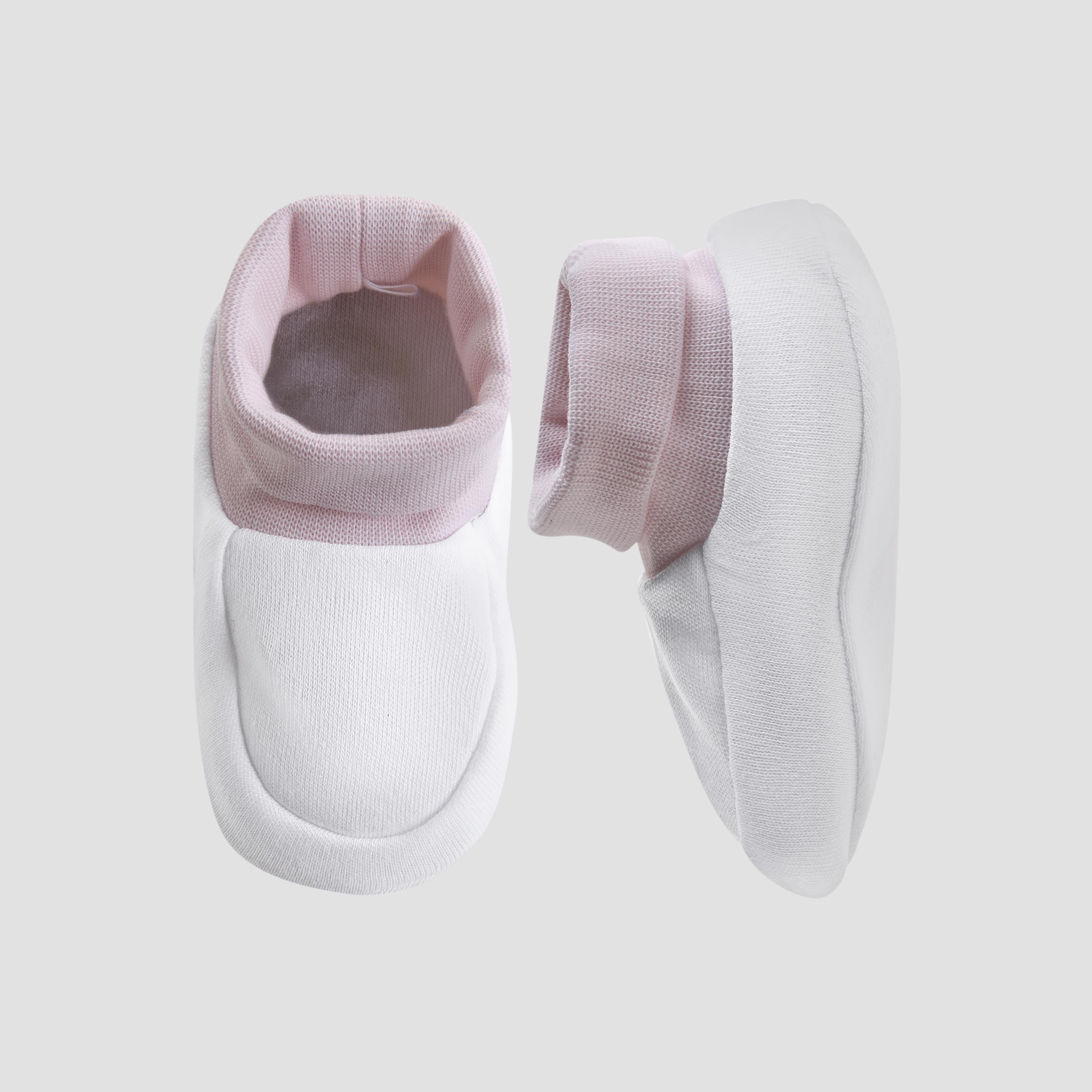 Pack of 2 Juniors Booties with Elasticated Cuff, Textured Design