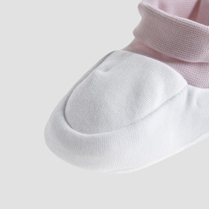 Pack of 2 Juniors Booties with Elasticated Cuff, Textured Design