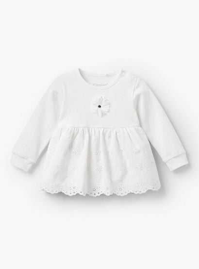 Giggles Cotton Round Neck Long Sleeves Pyjama Set with Embroidered Design-baby-girls-clothing-nightwear-pyjamasets-image-2
