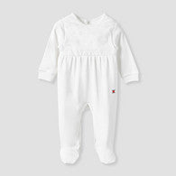 Juniors Textured Sleepsuit with Long Sleeves-undefined-image-1